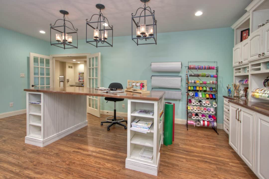 Custom Basement Finishing | Finished Basement Craft Room