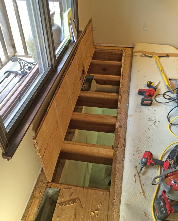 How To Move A Stairwell An, How To Fix Broken Basement Stairs