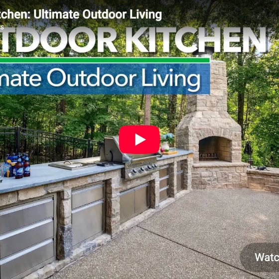 Outdoor Kitchen for Cooking, Serving, and Relaxing