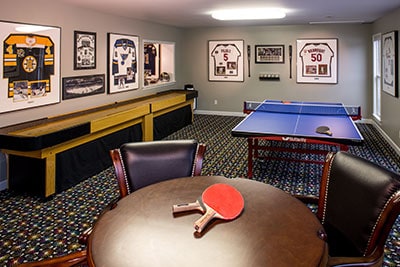 Basement Remodel with Game Room