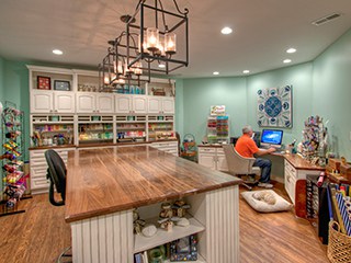 Basement Remodel with Craft Room