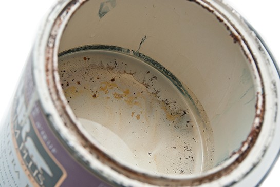 moldy paint in can