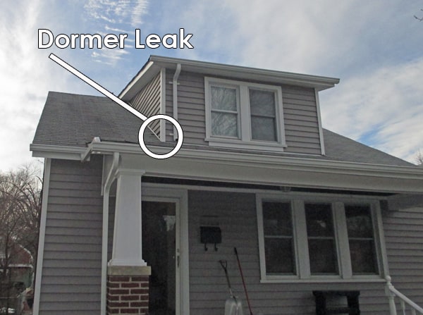 Leaking Dormer, How To Stop A Basement Window From Leaking Roof
